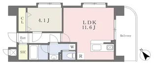 ウインド・ビュー大街道【701号室】の間取り