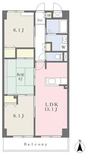 アピアランス優貴【304号室】の間取り