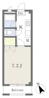 カーサ泉中央【105号室】の間取り