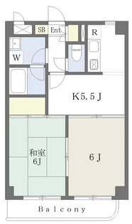 ブランシェ宮千代【101号室】の間取り
