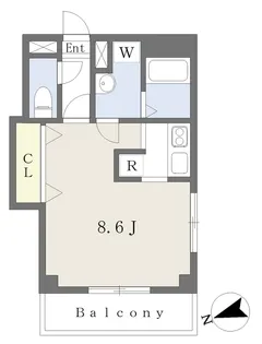 ISHII HILLS【305号室】の間取り