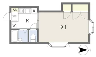 ヴィラ・ウィスタリア【2階】の間取り