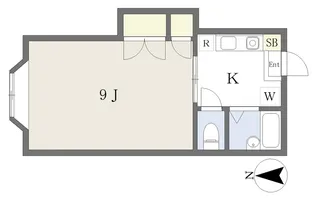 ヴィラ・ウィスタリア【202号室】の間取り