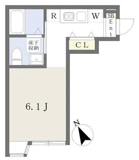 Foster津田沼【103号室】の間取り