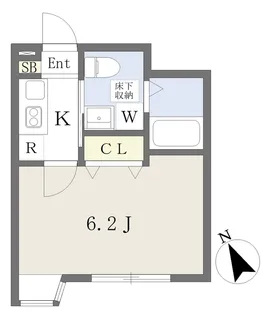 Foster津田沼【106号室】の間取り