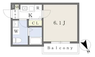 Foster津田沼【301号室】の間取り