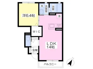 アンビエラ【102号室】の間取り