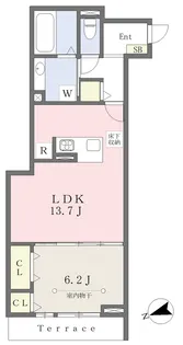 フェリシティ荒井【105号室】の間取り