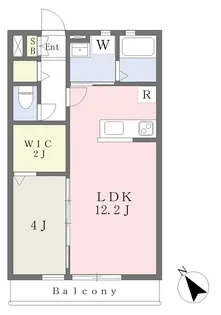 カナロア【203号室】の間取り
