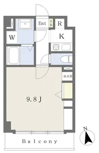 BES仙台新寺コート【705号室】の間取り