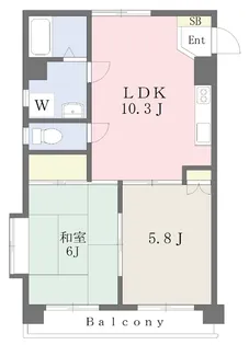 リッチフィールド神田【105号室】の間取り