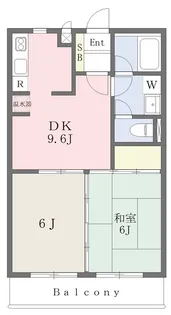 リヴ宮千代【402号室】の間取り