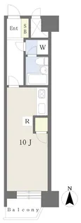 ライオンズマンション五橋【504号室】の間取り