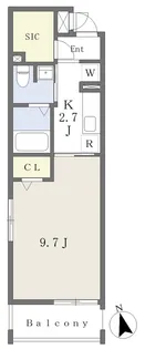 メゾン・ド・アルモニー【305号室】の間取り