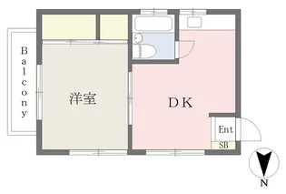 ヴィラ・アンソレイエ萱町【301号室】の間取り