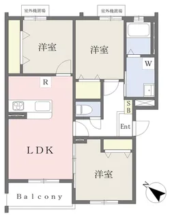 Muu.朽網駅北【202号室】の間取り