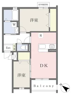 Muu.朽網駅北【303号室】の間取り