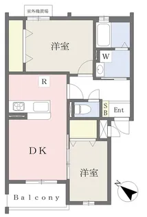 Muu.朽網駅北【304号室】の間取り