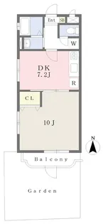 ヴィオラ【102号室】の間取り