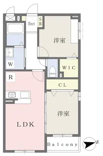 プロスペレ浜町【101号室】の間取り