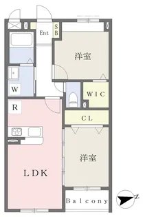 プロスペレ浜町【105号室】の間取り