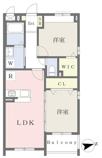 プロスペレ浜町【501号室】の間取り
