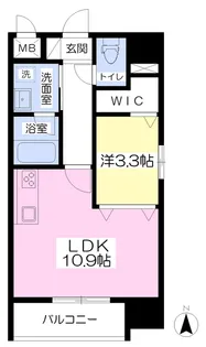 アーバン千舟町【701号室】の間取り