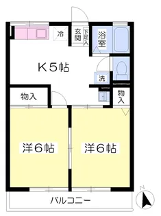 プラザハイツ【105号室】の間取り