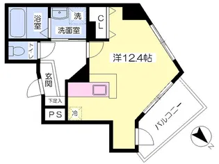 ヴェルメゾン御所西【303号室】の間取り
