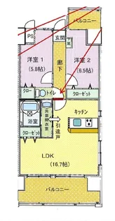 永田小坂ビル【5階】の間取り