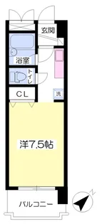 ステラハイツ湯渡【402号室】の間取り