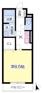 Tre Court東姫路【507号室】の間取り