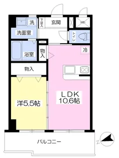 グランドコート嵐山【302号室】の間取り