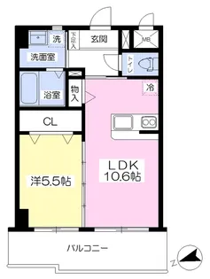 グランドコート嵐山【402号室】の間取り