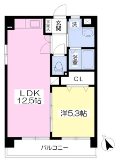 フェルト705【201号室】の間取り