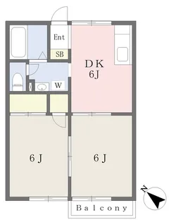 シェリールAYU−A【202号室】の間取り