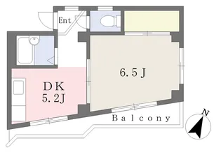 ダイヤモンドビューミツイ【205号室】の間取り