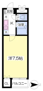 西広エンタープライズマンション【402号室】の間取り