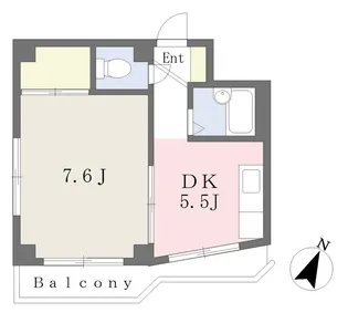 ダイヤモンドビューミツイ【402号室】の間取り