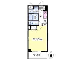 メゾンラフィネ【101号室】の間取り