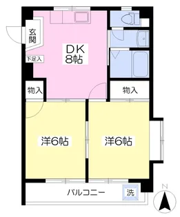 ジョイフル御宝【401号室】の間取り