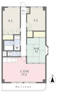 グランディールササヤ【105号室】の間取り