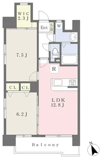 ADVANCE128【407号室】の間取り