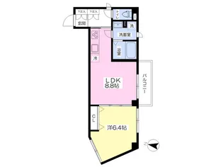 necoto【301号室】の間取り