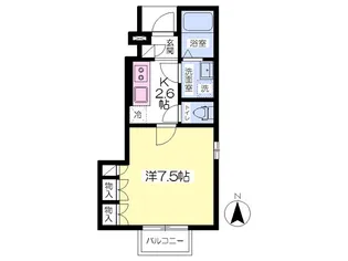 four fifth【101号室】の間取り