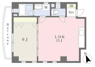 メゾンES【301号室】の間取り