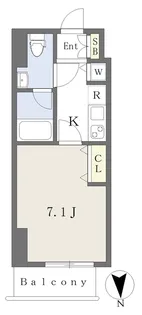 カレント今池【1303号室】の間取り