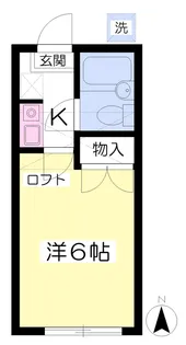 キャッスル厚木【101号室】の間取り