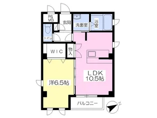 セブンツー【202号室】の間取り