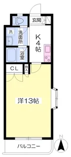 カーサフローラ【301号室】の間取り